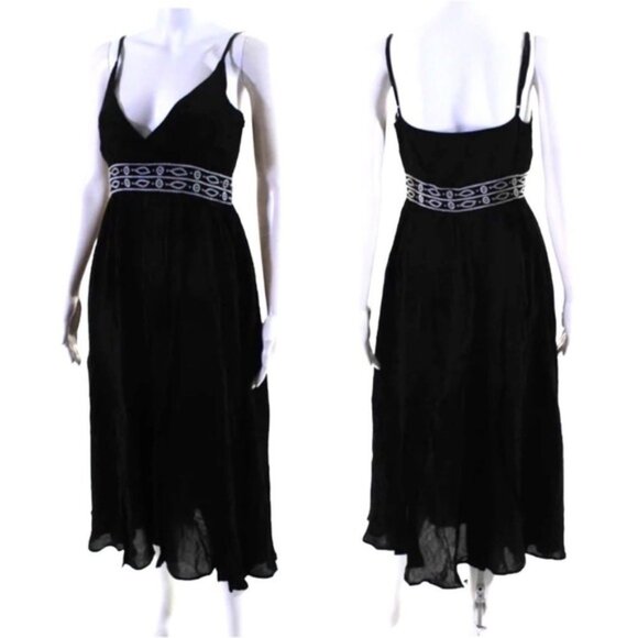 SOLID & Striped The Ariel Midi Maxi Sleeveless Embroidered Dress Size Small NEW - Picture 5 of 10